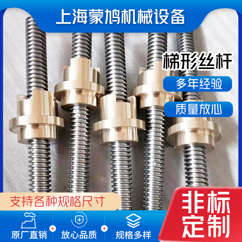 定做丝杆非标定制梯形丝杆精密T型丝杠螺丝杆T形不锈钢正反牙螺杆