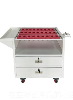 正品加工中心数控白色双抽刀具T30BHKS刀柄蓝色工车具车架带锁刀