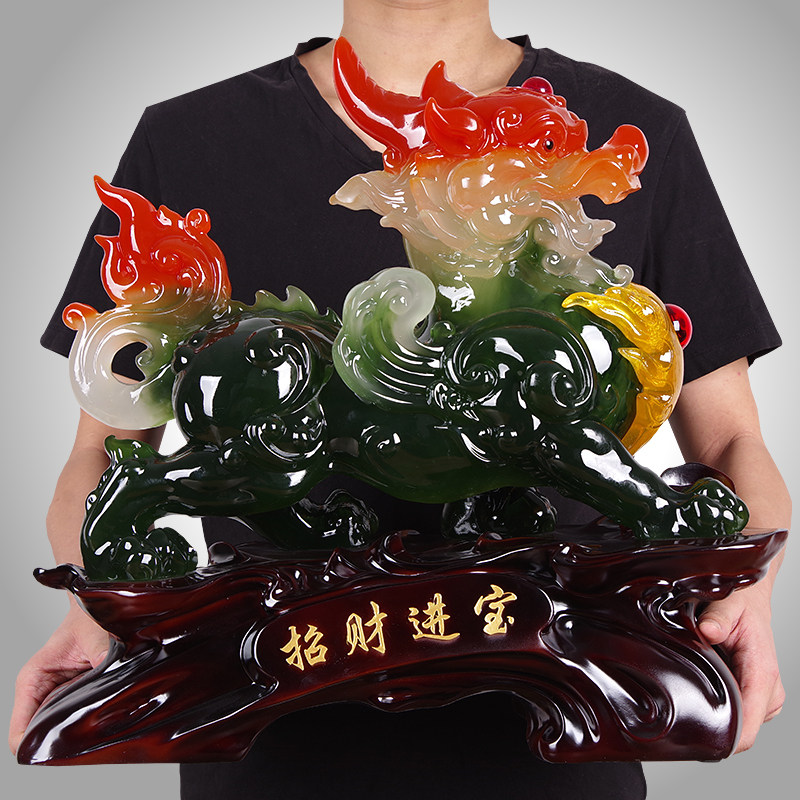 招财进宝貔貅摆件公母雌雄一对开业礼品办公室公司收银柜台聚财皮,家居饰品,装饰摆件,淘宝优惠券,粉丝福利购,淘宝优惠卷