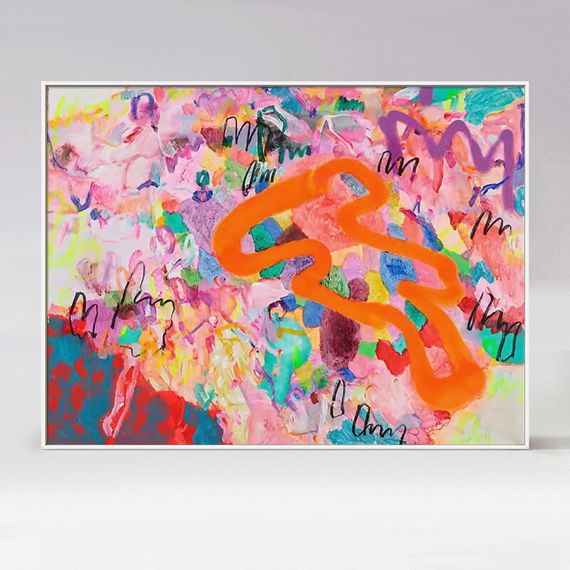 抽象艺术画杨述版画 客厅餐厅玄关装饰画别墅办公室挂画大尺寸画