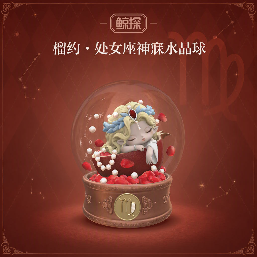 数字福礼榴约·处女座神寐水晶球送平安首发新品数字藏品线上礼赠