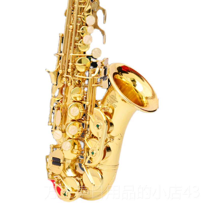 高档莱曼降B调儿考童弯管小高学音萨克斯乐队入门成初人专业演奏