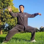 高档高秋冬太极服新款 男绒加厚端太极拳练服武术晨练表演加服新中