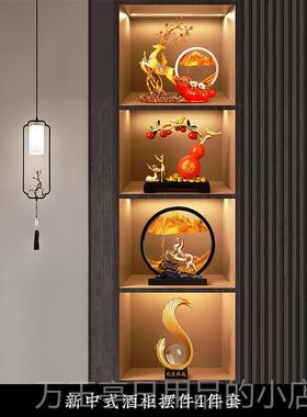 高档马到成功流沙办公室摆件高业级饰感小众客厅装品乔迁画开毕业