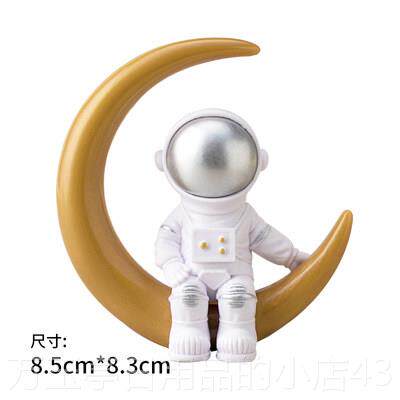 高档空天飞机7套宇航员星球件火箭蛋糕装饰饰品航模型冒航险火箭