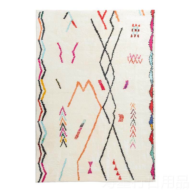 正品意佳斯堪的维亚现代简摩洛哥风格卧纳室厅入口加客厚约地毯地