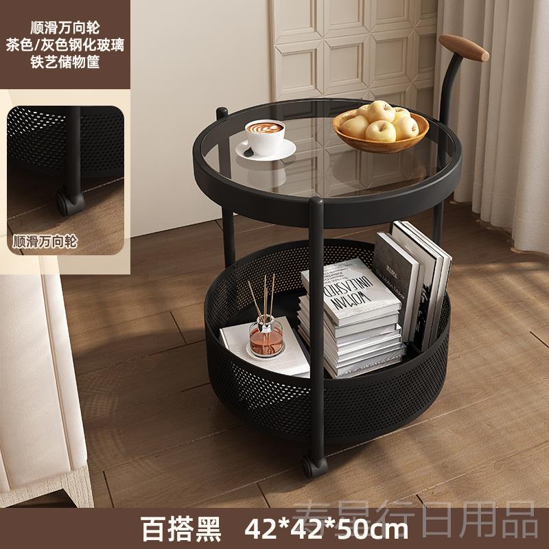 正品复古桌中古风移动沙发边几阳台小边茶高级床头侧柜可小茶几小