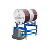 式 油控油渗漏防漏桶泄托盘圆桶货架铁桶支架机推车油可移动防479