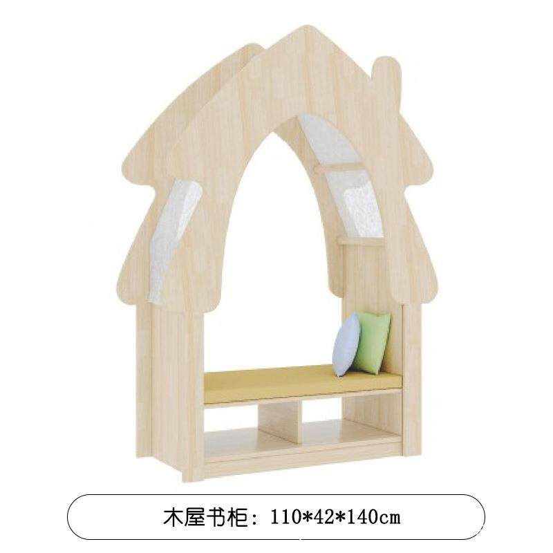 幼儿园儿童橡胶组木水性漆家纳具合柜学习桌收椅组合DCM书架架美