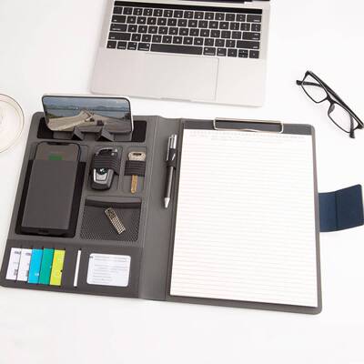 A4活页笔记本商多功记能带源创意事本2022664多功能电笔务记本