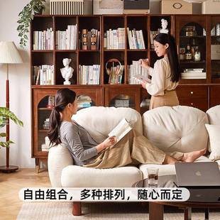 地实木斗卧柜RF TS296复古置物柜餐边柜室抽屉柜组合书柜收纳柜客