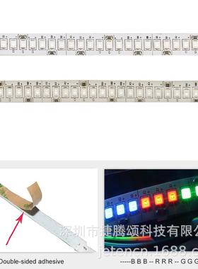 L/E灯带5米-28355米2835D2234灯米1V裸版单排超密超亮广告牌