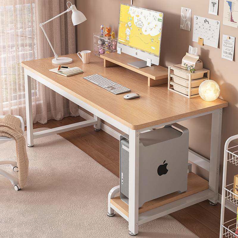 实木电脑台式可放主办机户小型公桌卧室书桌桌学生家用桌子工2410