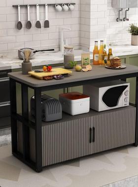 厨房置物架落多层切菜桌靠墙家JBpm5Abn多功能储物柜用地餐厨房切