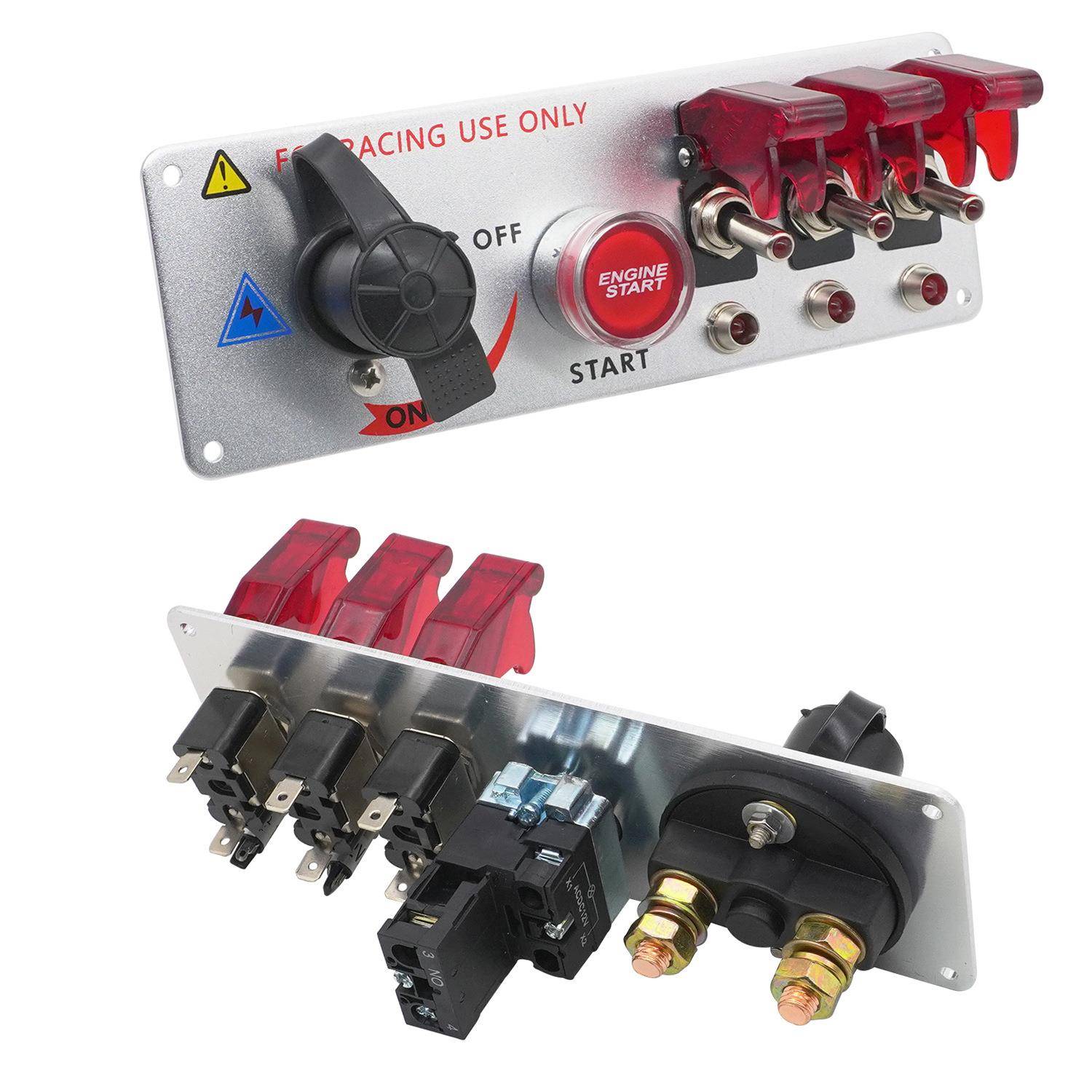 汽板XH-3019车12VLED点火一键启动1断电总开关旋钮拨开动4联通用4