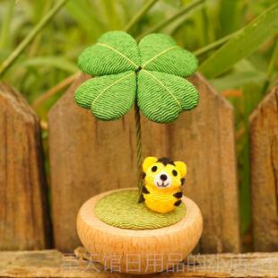 正品日本祥汽车摆件汽品车内饰汽车用品创意龙年摆件摆件吉物兔浅