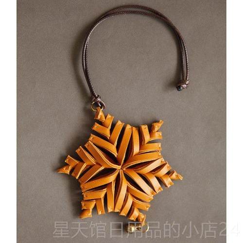 正品山叩sainkho汽车招坠财挂件车载礼平真安福吊牛皮手工定制雪