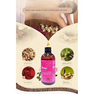 正品玫瑰按摩油全身身体通经精当正品脸部美容络油院面部护理提拉