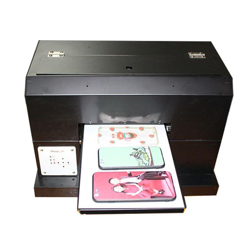 UV打印机浮雕手机壳亚克力小型A4玻璃皮革塑料金属摆摊创业PVC