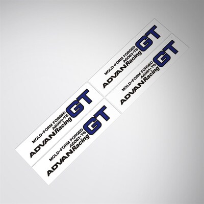 汽车定制贴纸ADVAN GT贴纸 拉花 轮毂轮圈车贴纸车贴花改装车贴纸