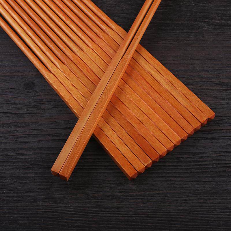 东阳红木越南金丝楠木筷子无漆无蜡不发霉家用中式10双高档礼盒装
