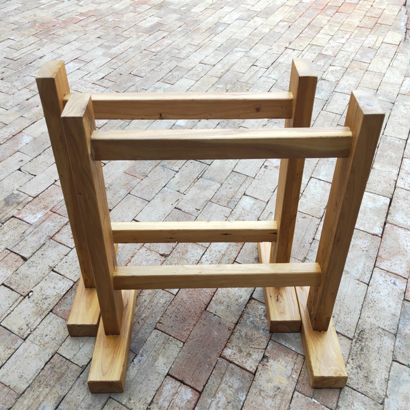 桌架子支架实木岩板大理石茶几腿支撑腿吧台脚简约老榆木桌腿桌脚