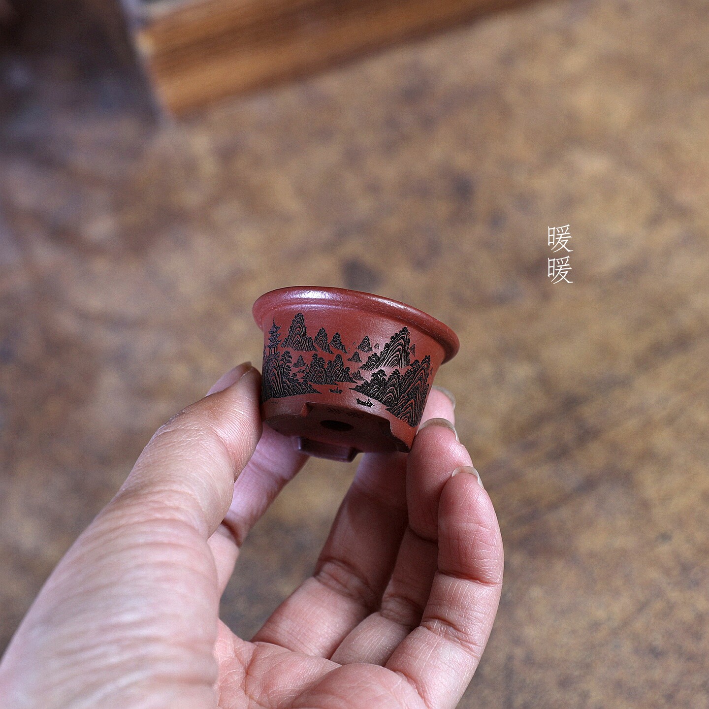 爆款厂家拇指小圆口精选紫砂小花花盆