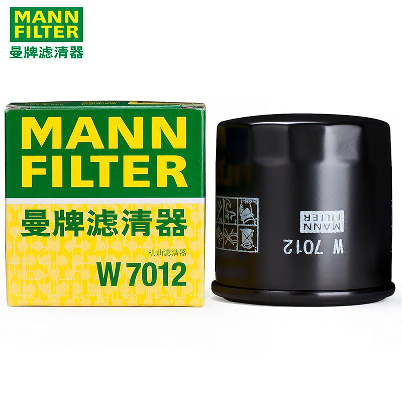 曼牌机油滤芯W7012适配科鲁兹新凯越英朗科沃兹科鲁泽五菱宏光