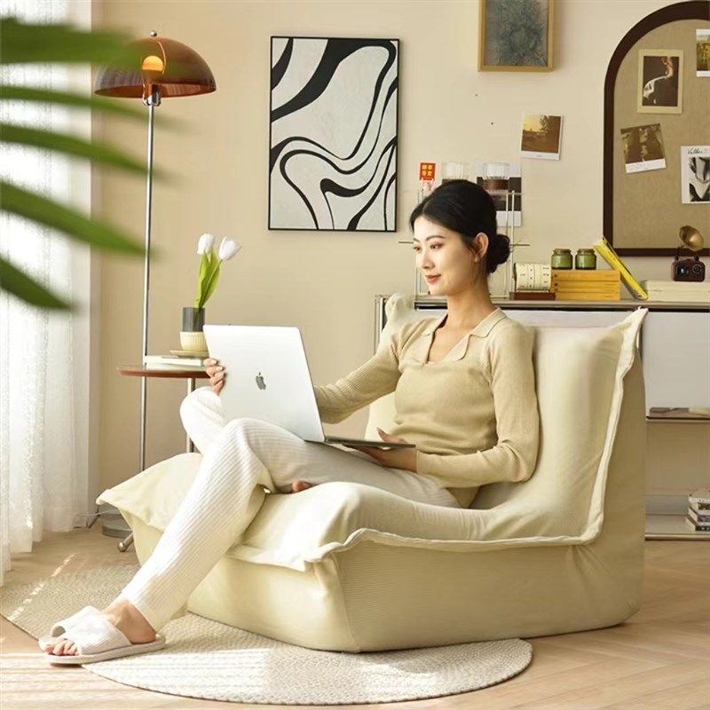 懒人沙发可躺可睡毛毛虫人类狗窝卧室布艺单人小户型休闲沙发椅,住宅家具,懒人沙发,淘宝优惠券,粉丝福利购,淘宝优惠卷