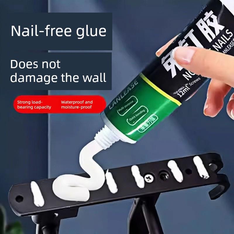 免钉胶钉胶强力胶代粘瓷砖贴家用置物架防霉防水胶水密封胶万能胶