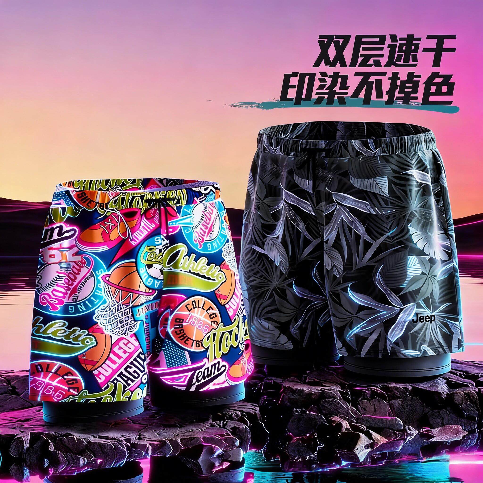 德国泳裤男款防尴尬泳衣新款男生温泉沙滩裤泳帽泳镜游泳装备全套