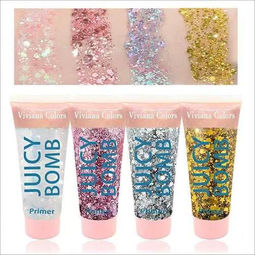 儿童演出专用彩妆舞台妆亮片闪钻贴脸啫喱儿童眼影亮闪闪头发闪粉