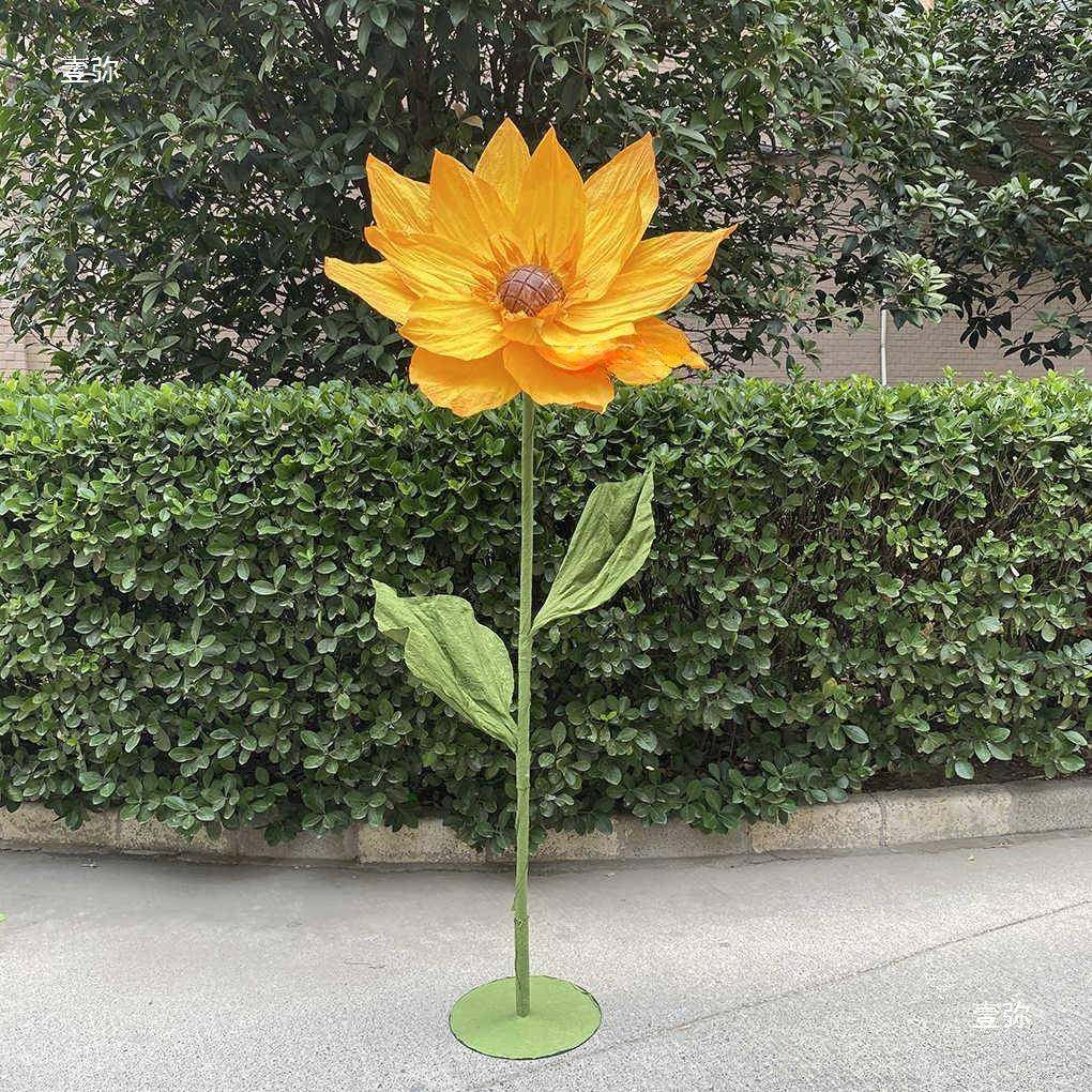巨庆型向日葵手工花婚路引花橱窗纸摆美陈布置开业庆典t$*&lofg场,鲜花速递/花卉仿真/绿植园艺,仿真花,淘宝优惠券,粉丝福利购,淘宝优惠卷