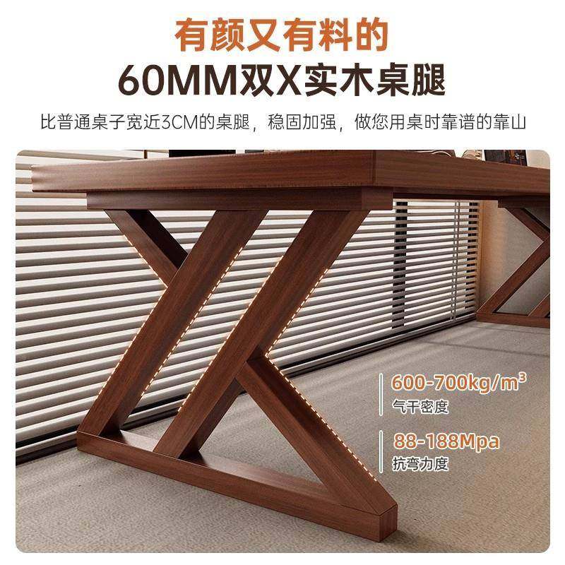 实木书桌生家用电脑桌去客厅化大WMG板工桌室卧学双人长方形作台,电子元器件市场,其它元器件,淘宝优惠券,粉丝福利购,淘宝优惠卷