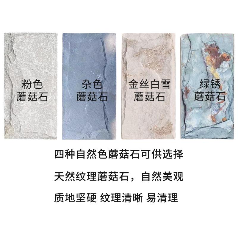 天然蘑113石外砖别墅自墙建房古砖贴墙砖园林景观青石菇板仿文化