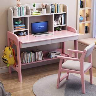 实木书桌儿童书桌桌写幼儿园小809书桌学生字作业桌子代简约卧室