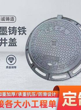 铸铁井*盖道路295水井盖050060市政道路污水排水圆形井雨盖