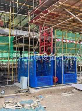 025年建筑物料吊篮SS100提升2机高建物外墙施工升筑降机盖双楼提