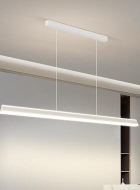 餐厅灯吊灯一字型5极简网41307红02新款现代简2约大气吧台饭厅中