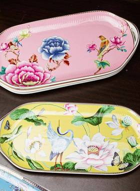 创意骨瓷早餐盘盘生仪式感西盘饺餐子盘活寿司烤翅盘83409特色陶