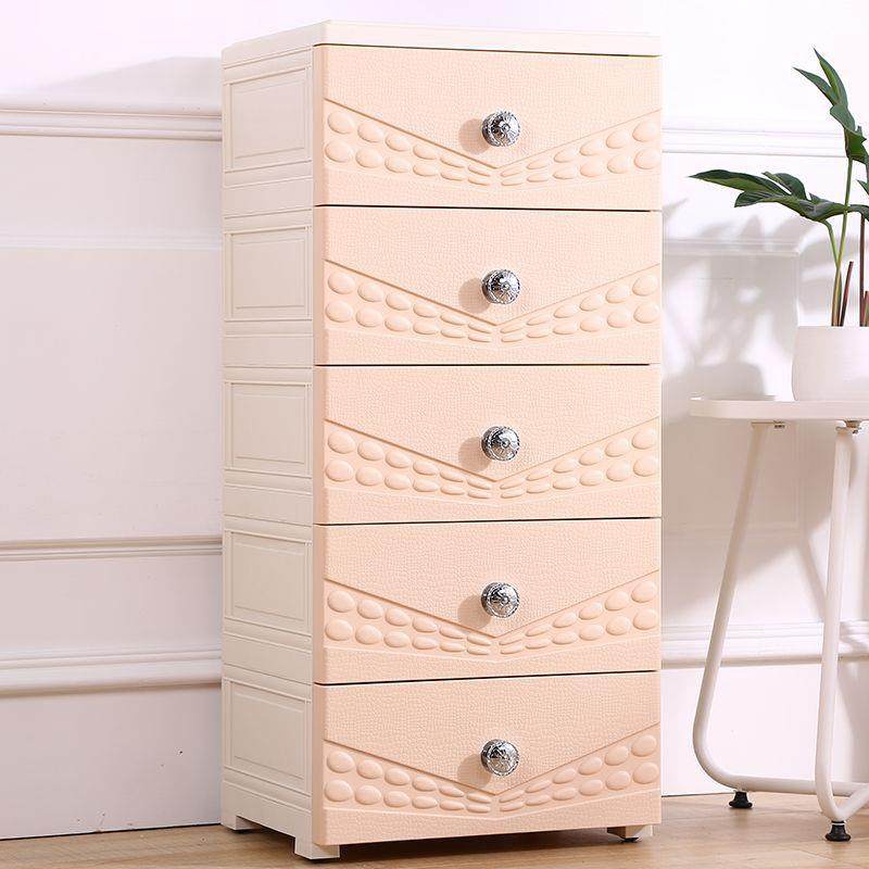 加厚欧宝式层抽屉式收柜宝多儿童衣柜床头纳柜整理箱塑料五FKV斗