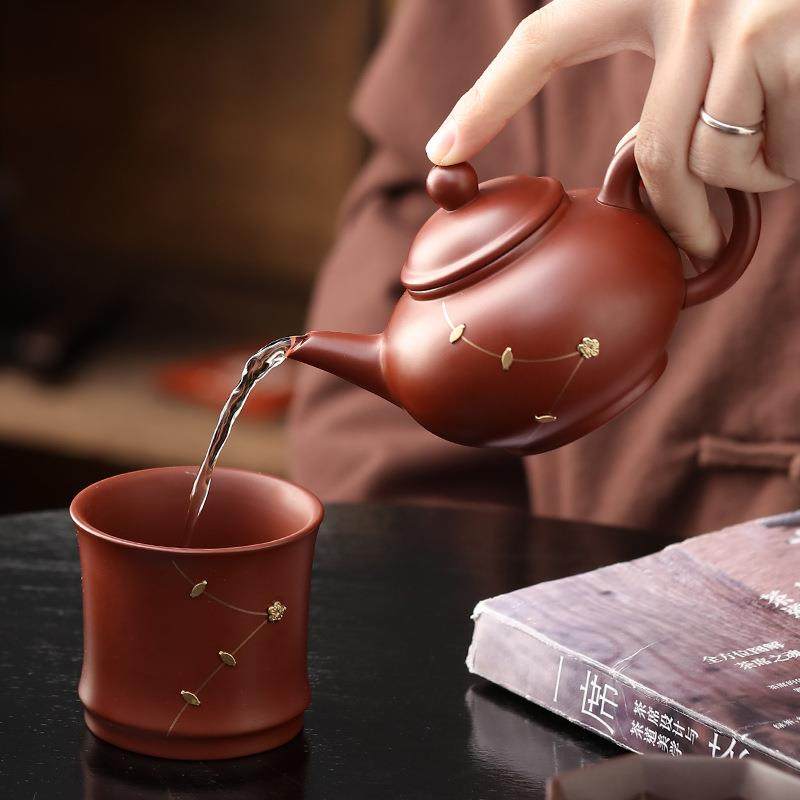 宜砂兴紫锔钉西施茶壶泡茶壶单冲茶具纯手工壶家用大2容高量端壶