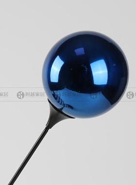 现代轻奢卡条纹27305球熊摆件通潮厅玩雕塑样板间客玄关电视柜装