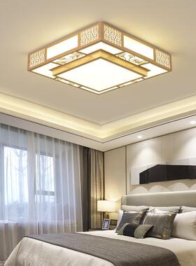 新中式12775吸顶灯风灯长方客形厅简约现代大气餐灯厅卧室套餐灯