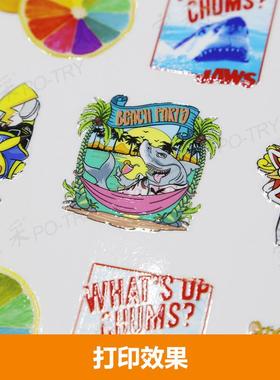 bc08花宝采u水晶u标打印v机冷转印vdtf浮雕立体曲面玩具小型数码