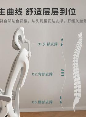 人体舒工学椅电子可躺适久坐脑椅家用靠N589N85背转椅宿舍电竞办