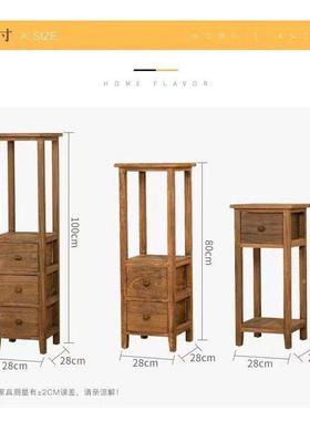 免安室装实屉木带抽花架无品牌/置架客厅花架内物家用一体中式新