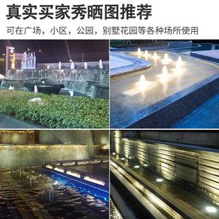 0-10V可光太阳能E鱼池灯不锈钢水下灯灯LD调水底WWPIP68彩色变光