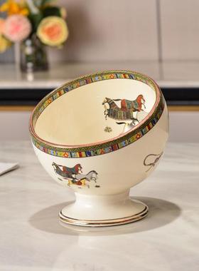 面小号垃圾桶PDD10201KTV风家用卧室网瓷你红迷可爱桌桌上高脚陶