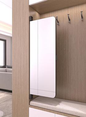 ASDD-001W*M装衣柜镜子内推拉镜衣橱平开穿衣旋镜门内置转隐藏折